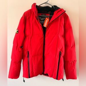 Superdry Bold Red Outdoor Jacket(brand new)